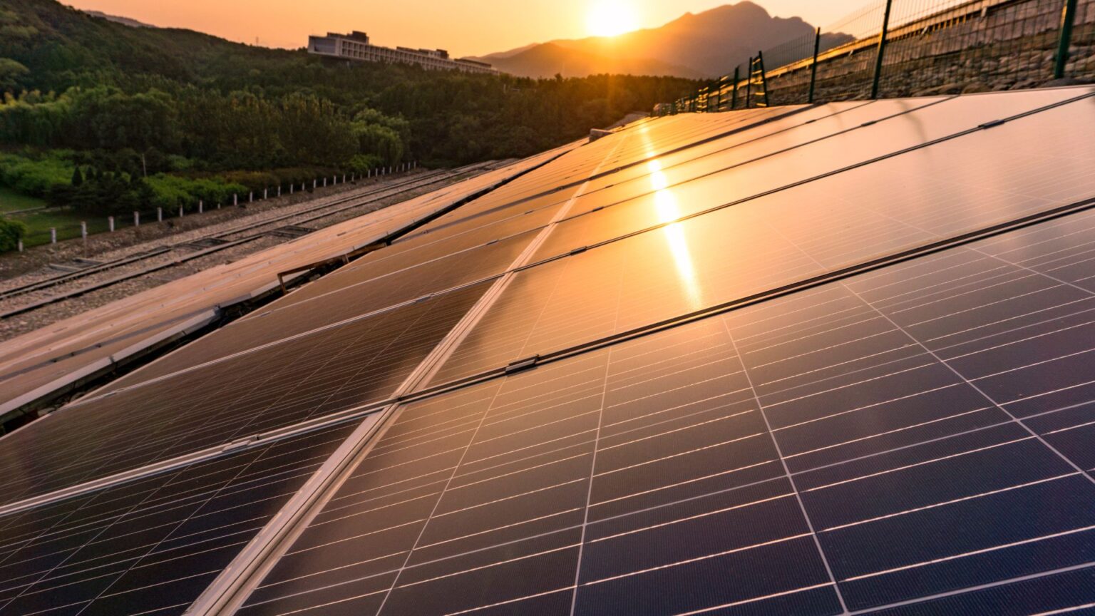 Solar Panels Background